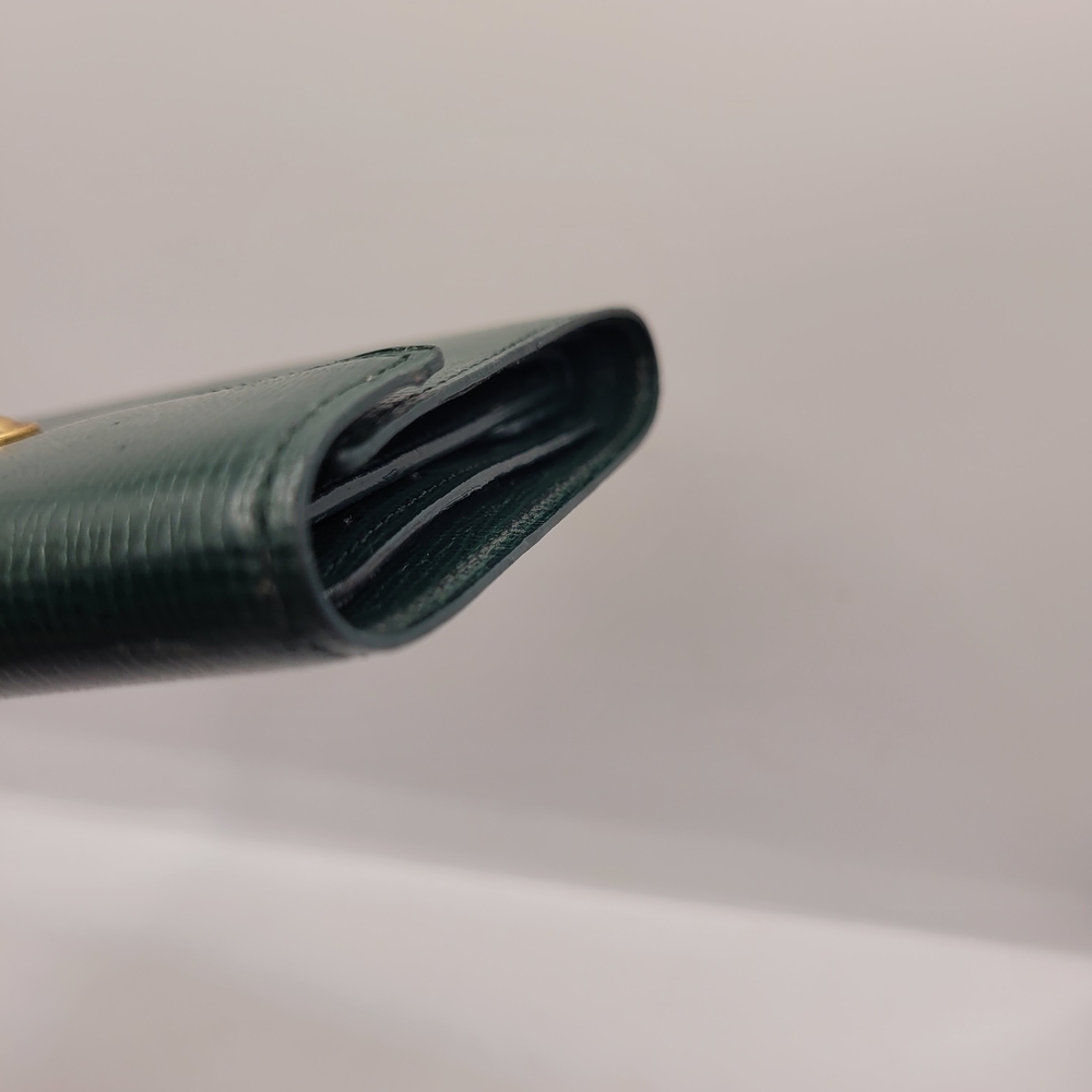 Christian Dior Leather Vintage Green Wallet - Picture 5 of 8